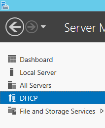 A listában feltünteti azokat a sezrvereket amelyeken a DHCP telepítve van.