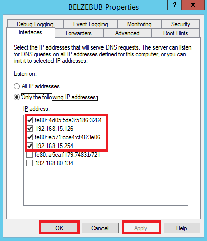 2.8. Két alhálózatba kapcsolódó szerver DHCP kiszolgálóként A DNS kiszolgálón állítsuk be, hogy mindkét alhálózat számára nyújtson névfeloldási szolgáltatást. 2.8.2. DHCP kiszolgáló konfigurálása Konfiguráljunk egy DHCP kiszolgálót, ami a LAN1 szegmensbe a 192.