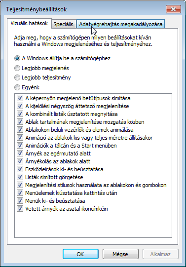 64 A hardvereszközök, az alkalmazások beállításai, hálózati konfiguráció 29.