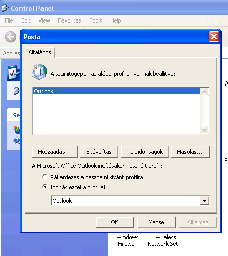 MAPI mailbox konfiguráció Outlook 2007-ben az Autodiscovery szolgáltatással 1.
