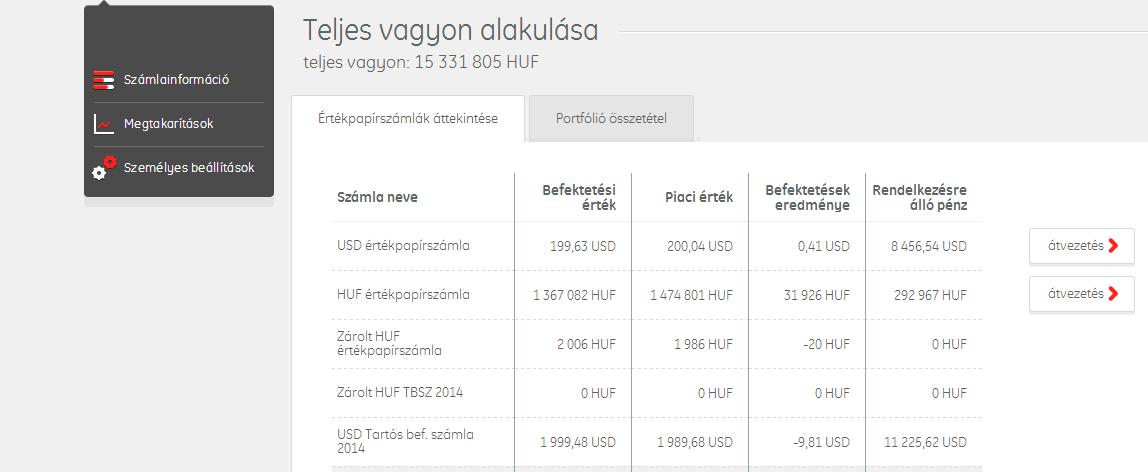 Budapest Internetbank szolgáltatáson keresztül Budapest Bank értékpapírszámlára utalni banki munkanapokon 8:00 és 18:00 között lehet aznapi értéknappal.