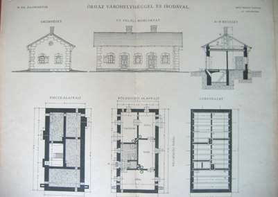 homlokzati rajza (VTA)