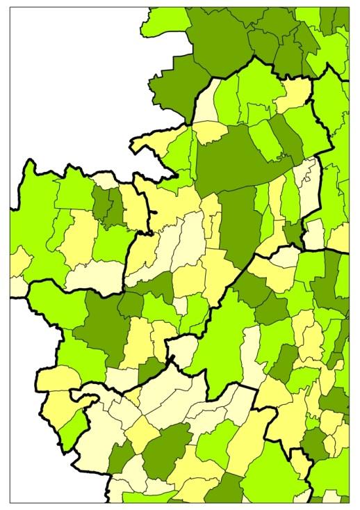 Körmenden 2011-ben 5434 fő, a teljes lakosság 45%-a volt foglalkoztatott, ami meghaladja a járási, megyei, sőt országos arányt is. 1.7-9.