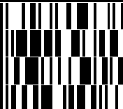 Code16k: Nagyon hasonlít a CODE 49 kódra a fizikai megjelenésében. 2 és 16 közé eshet a sorok száma. A sorok mindegyike rendelkezik egyedi Start és Stop karakterrel.