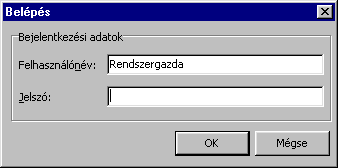 2. Ha az adott felhasználónak nincs jogosultsága egy cégbe vagy annak valamely évébe történő belépésre. 3. Ha a felhasználó részére valamely menüpont teljes egészében tiltott. 4.