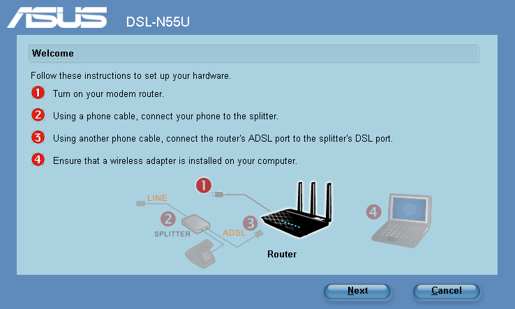 5. Jelölje ki a firmware fájlt, majd kattintson az Upload (Feltöltés) gombra. Megjegyzés: ez nem firmware-frissítő segédprogram, és nem használható működő ASUS vezeték nélküli routeren.