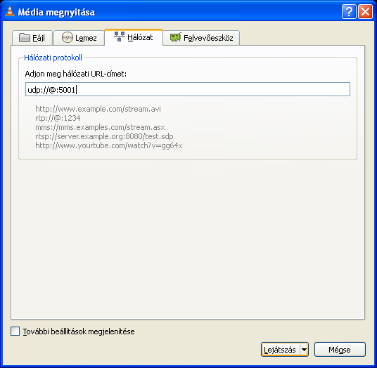4. mérés Adatátviteli sebesség mérése Upstream irányba: a.) A SERVER gépen az xdsl programban most válassza ki a 2 menüpontot! b.) A KLIENS gépen kattintson a Stop IPerf!