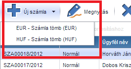 Devizában is szeretnék számlát kiállítani, van rá lehetőségem az Online Számlázó programban?