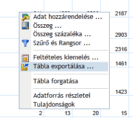 46. ábra A Fájl -> Nyomtatás menüpontra vagy az Nyomtatás ikonra kattintva kiválasztható, hogy a PDF dokumentumba mely oldalak mentése szükséges.