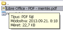 Keressük meg a mappánkat, adjuk meg a fájlnevet és kattintsunk a Mentés gombra! Nézzük meg a mappánkban, hogy sikerült-e?