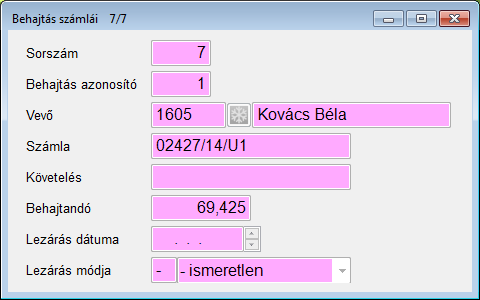 XII. Kereskedelmi modul (verzió 4.0.8) 25. oldal 2014.11.26. Ezután a Számlák kijelölése ablakban pipáljuk ki a megfelelő számlákat, majd kattintsunk a Rendben gombra. A folyamatot ismételjük. 6.2. Tömeges rögzítés A céges behajtás ablakban lehetőségünk van jobb egér gombbal tömeges rögzítésre.