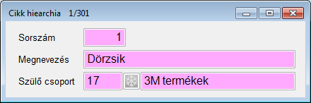 XII. Kereskedelmi modul (verzió 4.0.8) 43. oldal 2014.11.26. 15.5. Cikkcsoport A cikkeket csoportosítás, lekérdezhetőség és a felvitel megkönnyítése érdekében célszerű cikkcsoportokba sorolni.