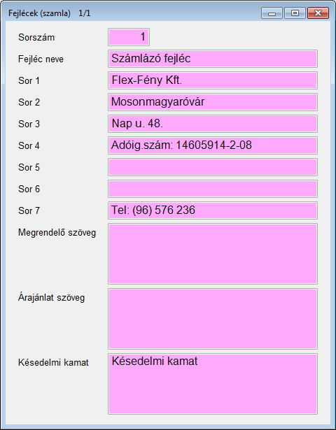 XII. Kereskedelmi modul (verzió 4.0.8) 57. oldal 2014.11.26. Szállítólevél mozgásnem kezeléséhez pipáljuk ki a Szállító levél pipát. Állítsuk be a Telephely értékét.