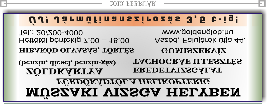 Húszmilliós pályázat a Csengey úti iskolaépület (folytatásaz1. oldalról) nem támogatják az ének-zene szaktanterem bõvítését.