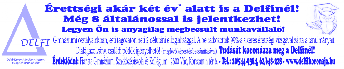 Szerkesztőség: Vác, Csányi körút 45. Tel./fax: 27/316-100 Olvasószolgálat: munkanapokon 9 és 15 óra között. Ára: előfizetőknek 105, árusoknál 120 forint.