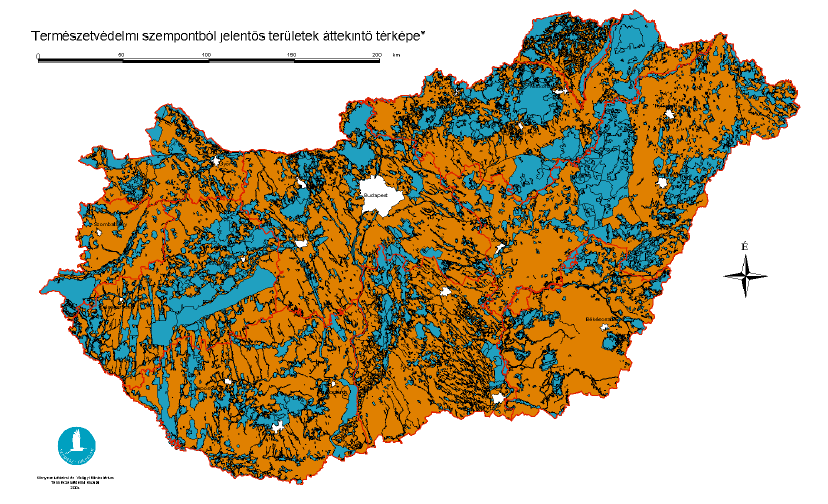 Szélerőmű helyének kialakításához vizsgálat alá vonható területek. Természetvédelmi szempontból jelentős terület. Nemzeti Park igazgatóságok illetékességi területének határa. 12.