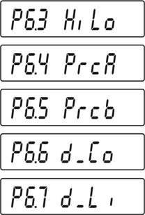 A kiválasztás után nyomja meg a PRINT gombot. Ekkor visszatérünk az almenü nevéhez P6.1 FFun. Ha a funkcióválasztás más, mint az ALL, a mérési módba való visszatéréskor változás lesz.