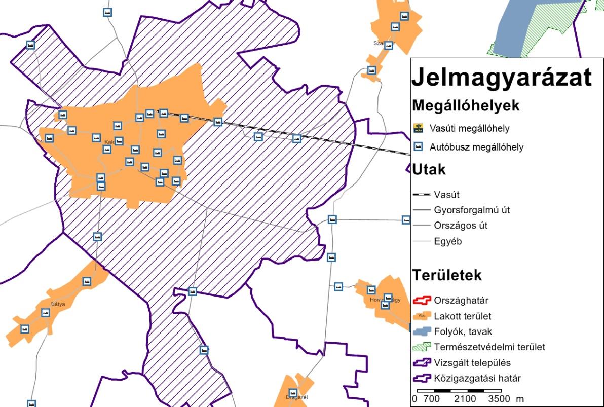 HELYZETFELTÁRÓ- HELYZETELEMZŐ - HELYZETÉRTÉKELŐ MUNKARÉSZEK 110 Autóbuszos infrastruktúra Az autóbusz-pályaudvar az 51. sz. főút Miskei úti csomópontjánál található.