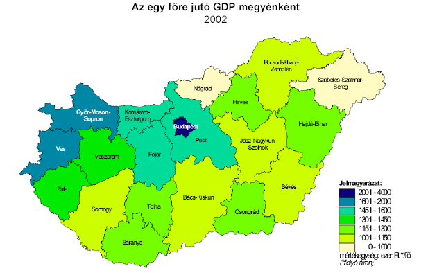 számolva jelentős feldolgozóipari fejlődésre lenne alkalmas. Gazdasági szerkezete tehát nem kimondottan korszerű, viszont sokszínű.