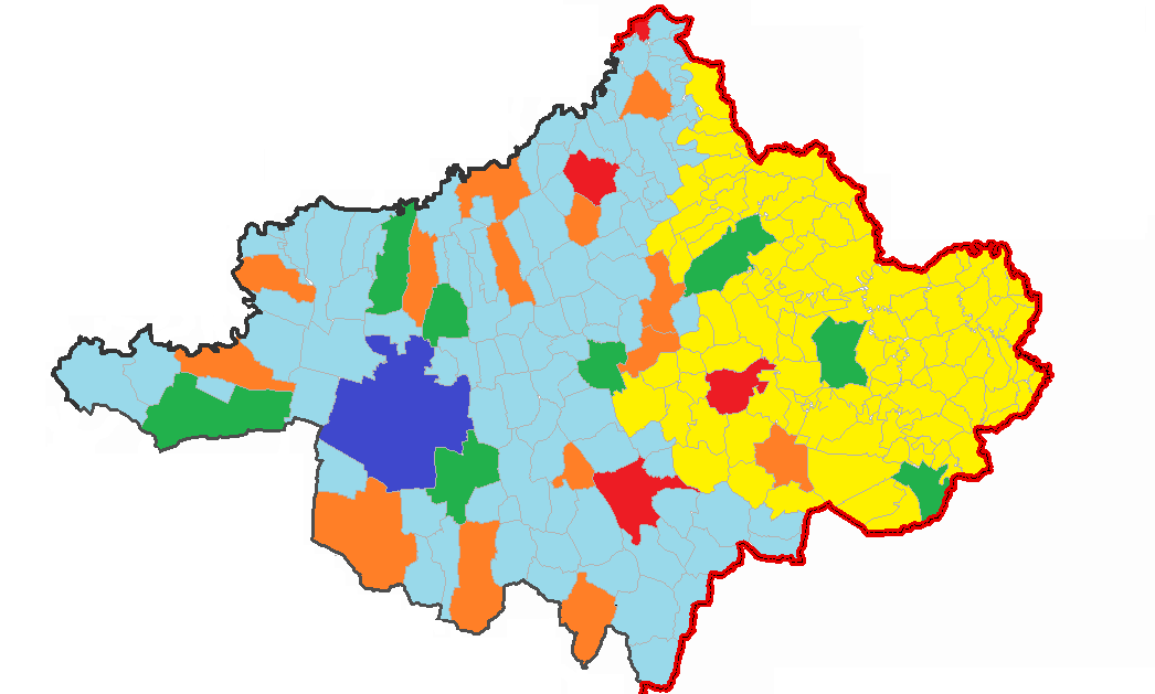 5.2 Szabolcs-Szatmár-Bereg megye stratégiai térstruktúrája Szabolcs-Szatmár-Bereg Megye Területfejlesztési Koncepciója négy ágazati és három területi célt fogalmaz meg.