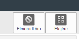 Elektronikus napló Megjelenés Magyarázat Elmaradt óra (helyettesítés) jelzése a naplóban. Ezt a helyettesítést csak törölni tudja.