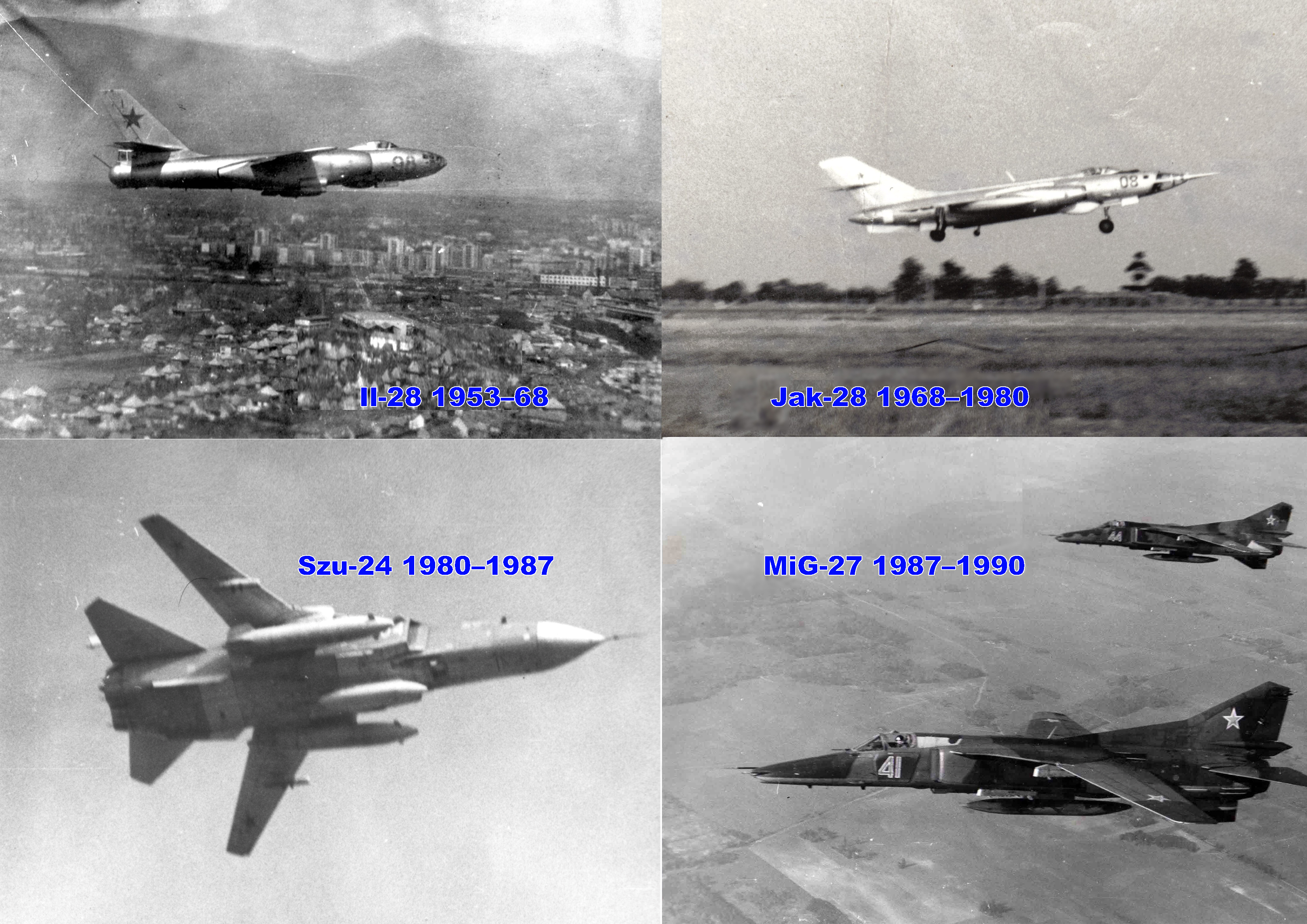 A világháború után a távozó szovjet légierõ helyét elõször a polgári repülés vette át, már 1946.