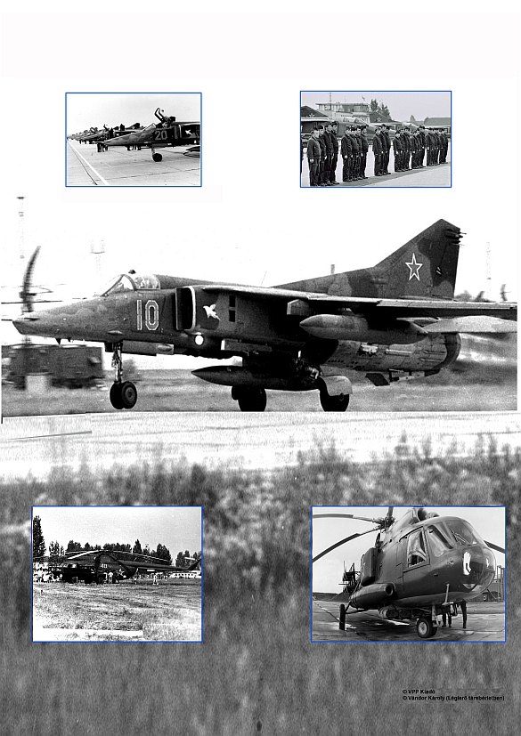 Leghosszabb ideig az Il-28 közepes bombázók szolgáltak Debrecenben, Ennek egy igen ritka csatarepülõ változata díszítette az 1990-es kivonásig a parancsnoki épület elõtti alakulóteret 1990