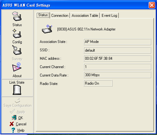Hozzáférés-ellenőrzés A Soft AP mód lehetővé teszi az Access Control (Hozzáférés-ellenőrzés) beállításainak konfigurálását.