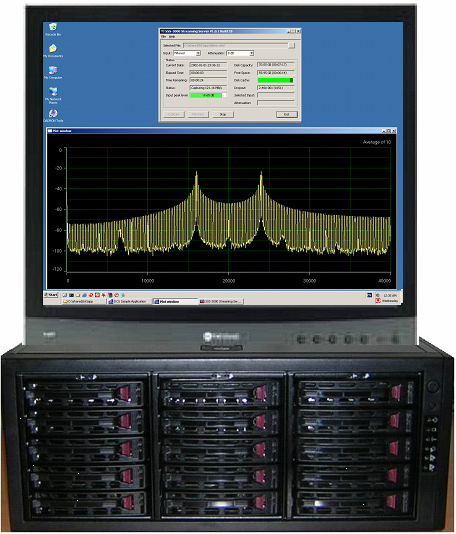 Tároló/késleltetı szerver Compact design with graphical user