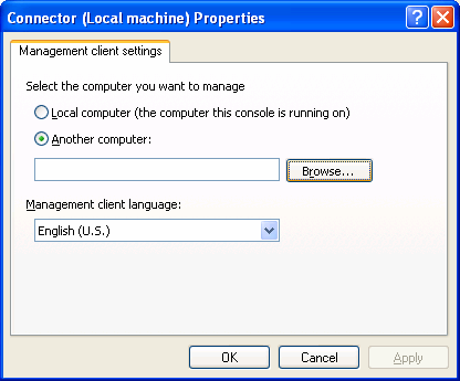 Enterprise Edition for Microsoft Exchange 23 18 ábra. Connector Properties menü 2.