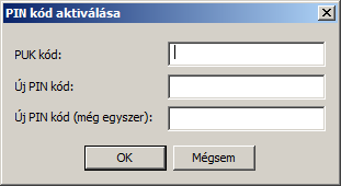 Felhasználói útmutató Gemalto BALE chipkártya Az e-szignó kártyakezelő alkalmazásban a [Speciális beállítások] panelen aktívnak kell lennie a Gemalto Classic TPC IM CC (esg) kártya figyelése