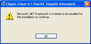 Felhasználói útmutató Gemalto BALE chipkártya Amennyiben a számítógépen nincs telepítve a.net Framework 2.