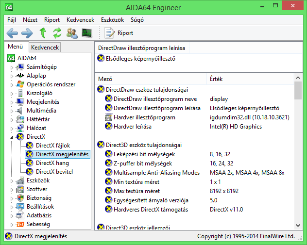 Oldalmenü Útvonalak A definiált TCP/IP hálózati útvonalakat listázza ki. IE-cookie-k Az Internet Explorer által eltárolt sütiket listázza ki.