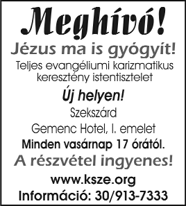 14 2010. május 2. PROGRAMAJÁNLÓ Babits Mihály Mûvelõdési Ház 40. Tolna megyei gyermekrajz kiállítás. Megtekinthetõ május 15-ig hétköznapokon 10-18 óráig, szombaton 10-14 óráig, vasárnap zárva.