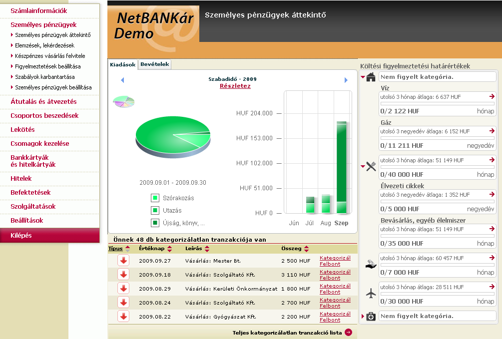 MKB NetBANKár Személyes pénzügyek Új dimenzióba helyezzük pénzügyeit!