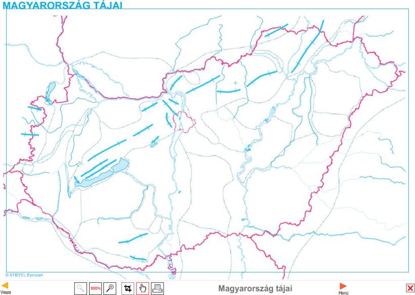 ahova térképi információ már nem kerülhet, így több esetben félbevágott nevek találhatók a szélek mentén, néhol a térképen kívüli területen is akadnak még megírások, a vaktérképek esetében pedig