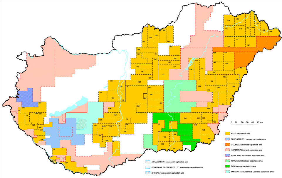 Lehetőségeink - hazai partnerségi együttműködések HHE HHE (2007-2009) 3D szeizmikus mérés Bajánsenye térségében (92 km 2-2006) Közös adatfeldolgozás Vésztő 3D mérés (427 km 2 ) Komádi 3D