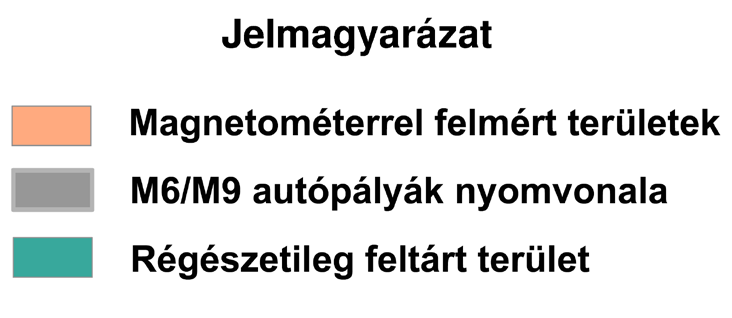 A területről készült domborzati modellen jól kivehető, hogy az autópálya nyomvonala egy mára már kiszárított mederhálózat közepén húzódó, enyhe lejtésű domb közepén fut keresztül.