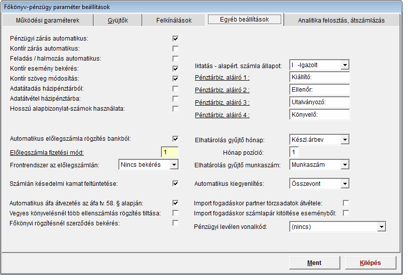 Nyomtatási kép / Nyomtatás / Excel kimenet A kívánt gombra kattintva a lista képernyőn, nyomtatón, vagy Excel outputként jelenik meg. 2.3.6.