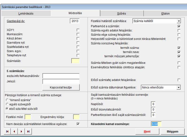 Az eseményt kontírozva kell