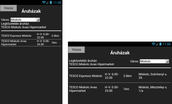 4.4. Szerkezet és stílus </div> <div> <div>legközelebbi áruház:</div> <div id="minshop">nincs adat</div> </div> <hr class="thickhr"> <div id="shopcontainer"> <table id="shoplist"></table> </div>