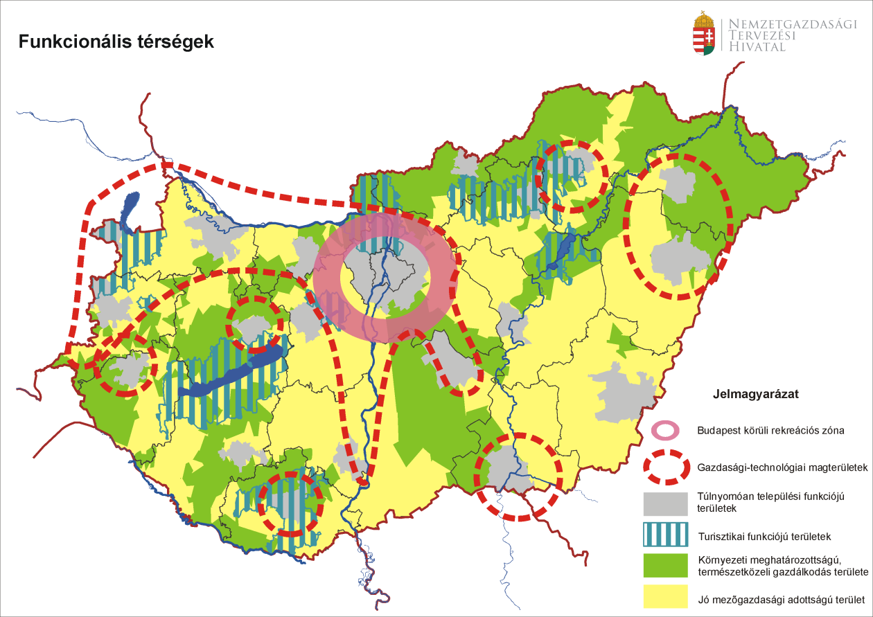 kiosztását szemlélteti az alábbi térkép. Ezek nem kizárólagos és semmiképpen nem szabályozási jellegű térségek.