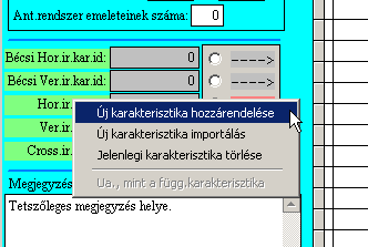 7.3./2. ábra A 7.3./3. ábra mutatja a következő érték beírása utáni állapotot. Mindaddig, amíg a Mentés ikont nem nyomjuk meg, az Ir.kar.Id értéke negatív szám marad.