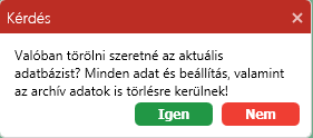 Oldal: 26 / 60 33. Biztonsági másolat készítése - információ 5.10 Visszaállítás biztonsági másolatból A korábban készített biztonsági másolatból visszaállíthatja az alkalmazást és a teljes adatbázist.