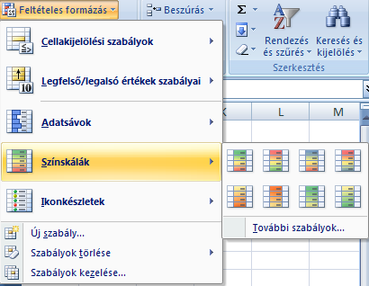 42. ábra A következő feladat, mint az ábrán látható, az F oszlopban szereplő Max.