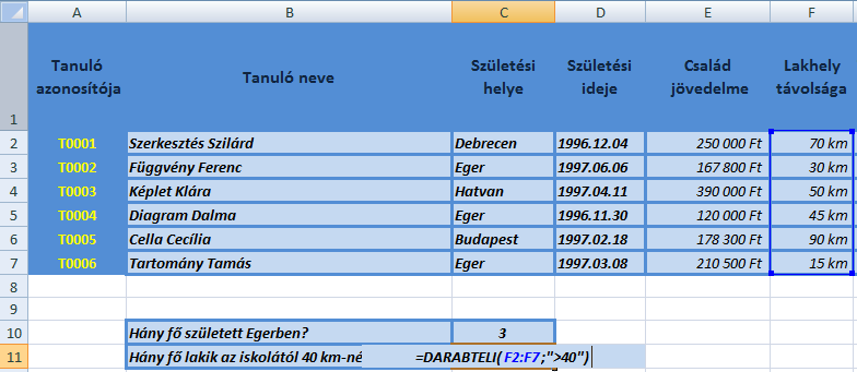 Ilyen például a lottósorsolás, ahol 90 számból választunk ötöt úgy, hogy nem számít a kiválasztás sorrendje.