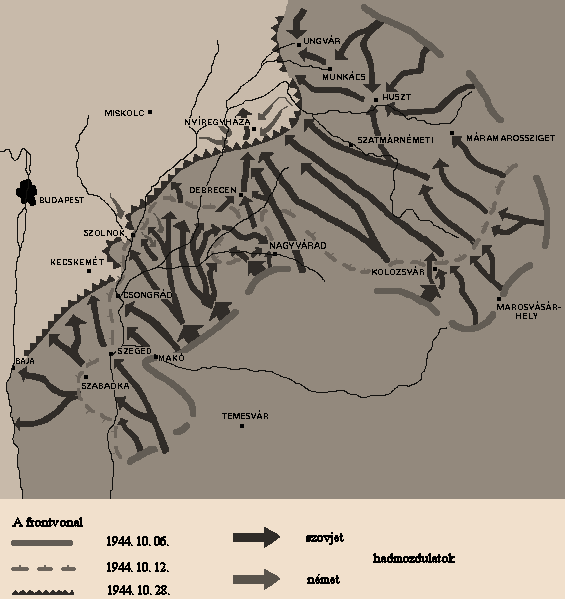 7 vonuló 2. magyar és 8. német hadsereget követve november 1-jéig jutott ki a Tisza Csap Polgár szakszára. Nyíregyházát október 31-én foglalták el.