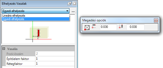 Újdonságok az Allplan 2011-ben Építőmérnök 149 Új elhelyezésmódok Ha egy vasalak rögtön a létrehozása ill.