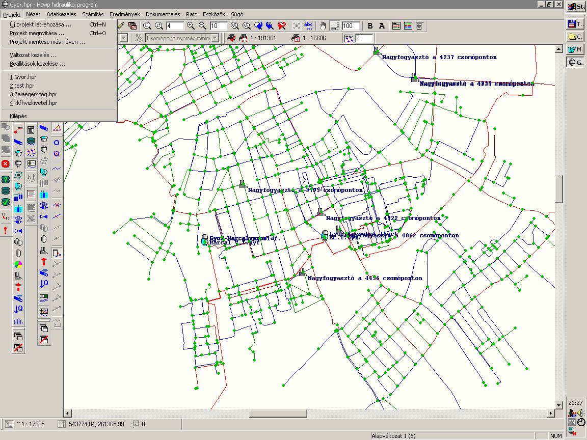 4.1. Projekt kezelés A programrendszer alkalmazásának feladat-egysége a projekt.