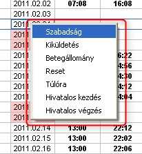 20. oldal, összesen: 26 oldal Második lépésként a kívánt időszakot kell kiválasztani. Ez az Év és a Hónap kiválasztásából áll.